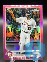 2022 Topps Chrome Pink Jose Siri #204 Rookie RC Houston Astros